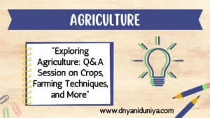 Test Your Knowledge with Agriculture MCQs
